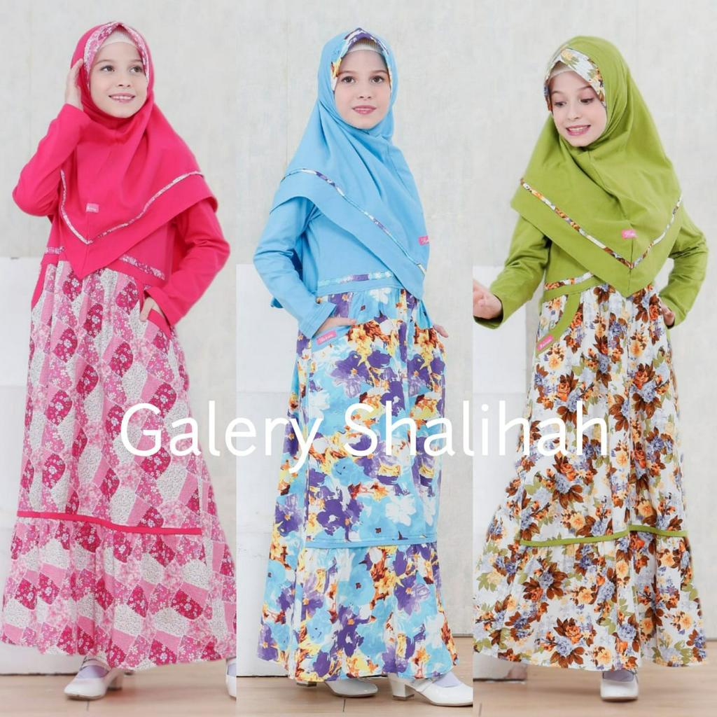 BISA COD - Gamis Anak Perempuan Rahnem  AR 01 AR 02 AR 03 / Fashion Muslim