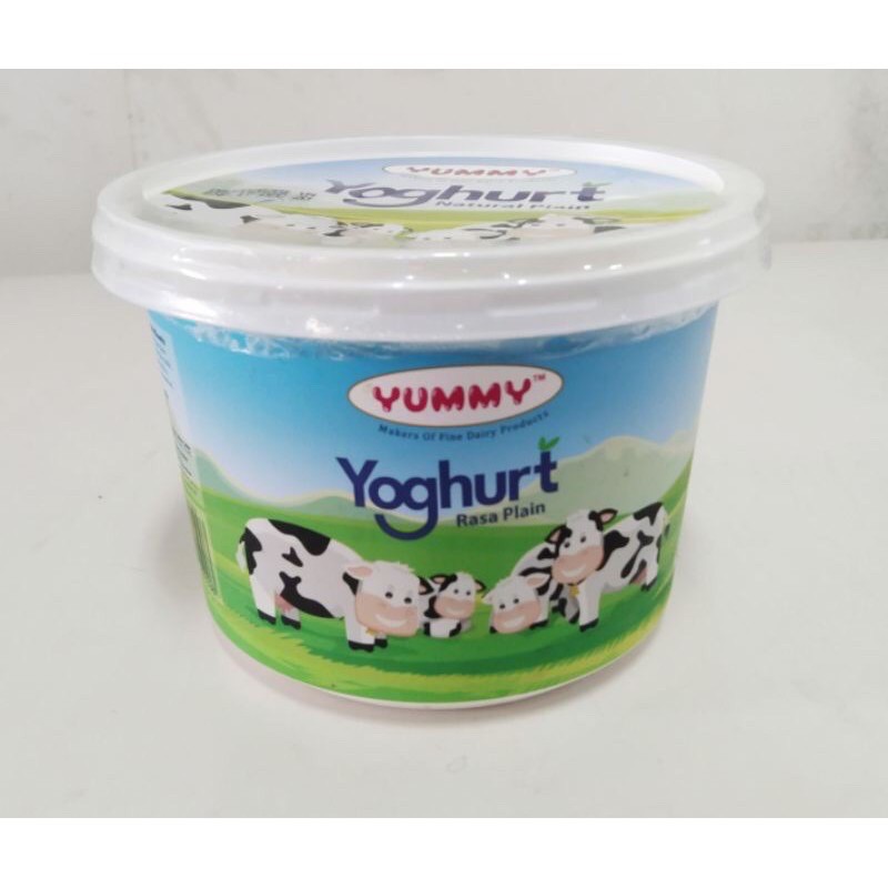 

YUMMY YOGHURT NATURAL PLAIN RASA SKIM 500GR