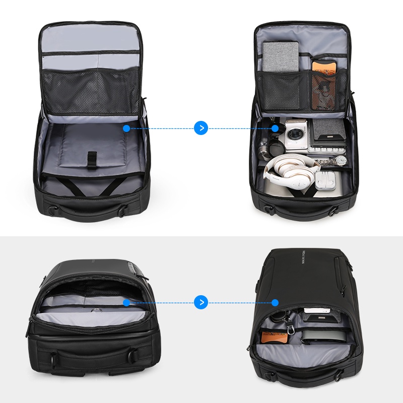 Mark Ryden Tas Ransel Laptop Kerja Backpack Pria USB 15.6 Inch MR9031