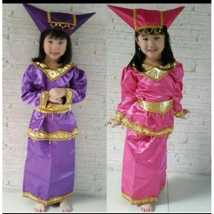 Baju adat padang anak anak