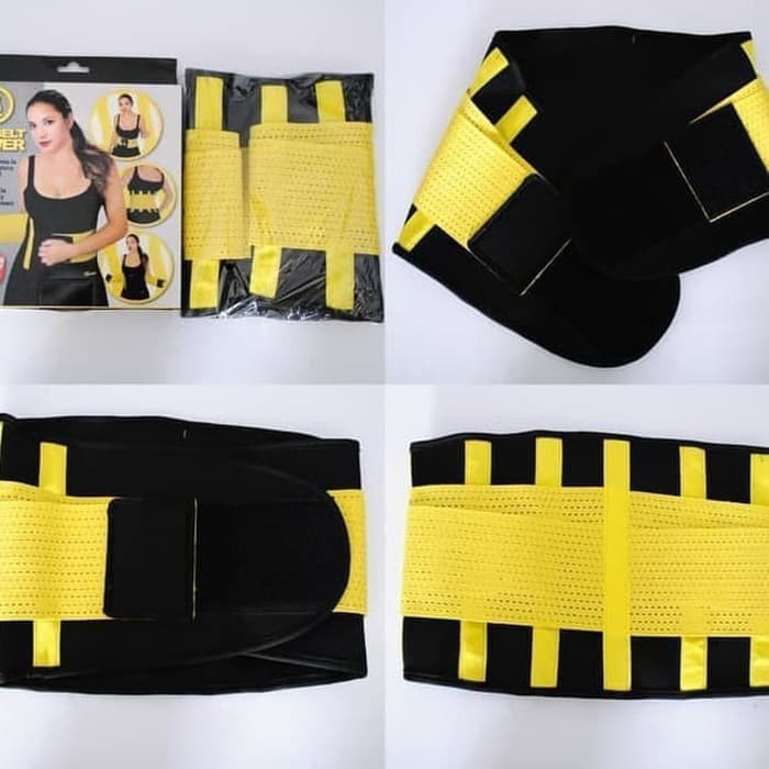 Hot Shapers Power Belt Korset / Sabuk Sport Pembakar Lemak Perut