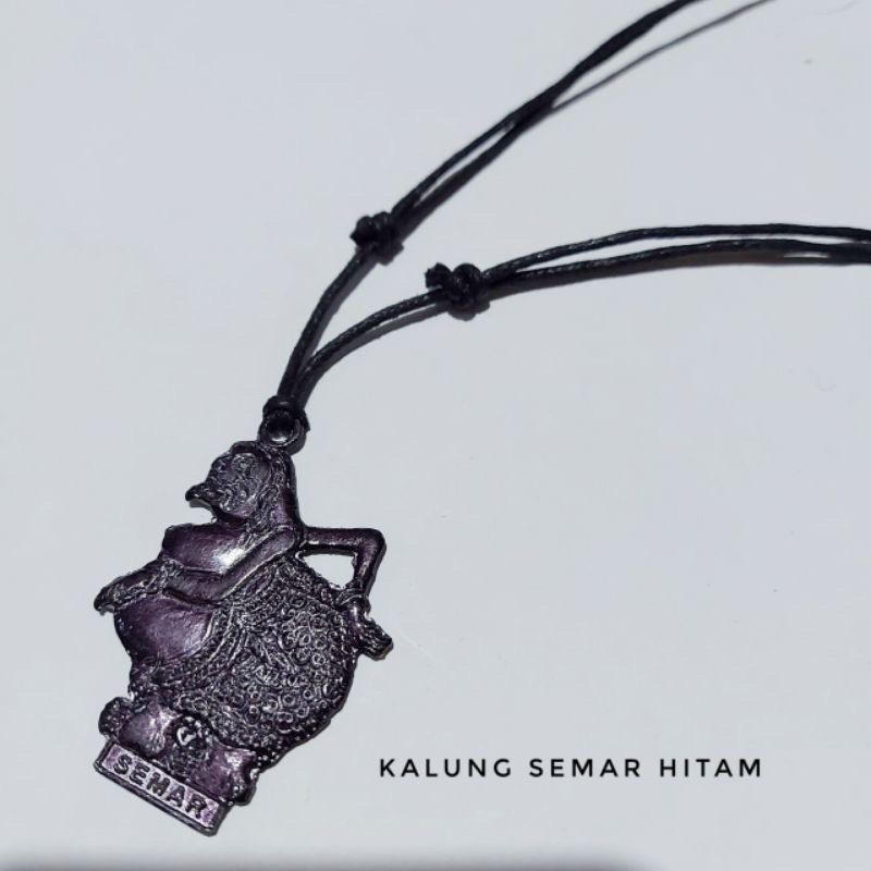 KALUNG TALI BANDUL WAYANG SEMAR / KALUNG TALI HITAM SATIN TALI KOREA BANDULNYA WAYANG SEMAR