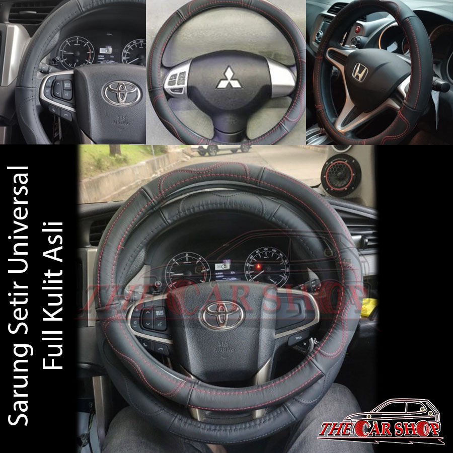 Sarung Setir Mobil Full Kulit Asli “WULING CONFERO S“