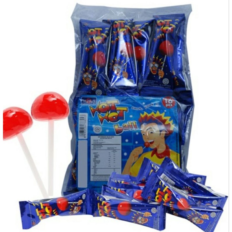 

Permen Hot Hot Lollipop ( isi 16 pcs @7gr )