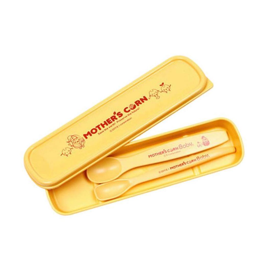 Mothers corn mother's corn Feeding Spoon Set sendok makan bayi case