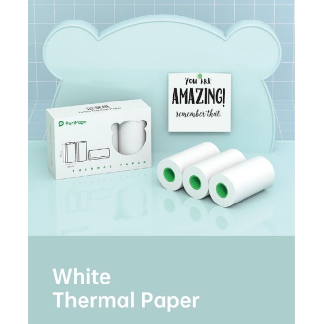 

A6 ORIGINAL "WHITE" Notes & Sticky Peripage 56*30mm