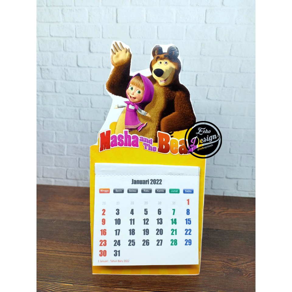 

Kalender 2024 Magnet / Kalender Tempel / Kalender Karakter / Kalender Custom