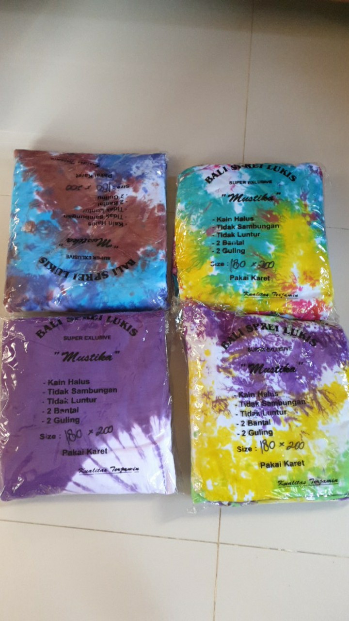 Seprei Batik Pekalongan Motif Bali Ready Stok Size 180x200