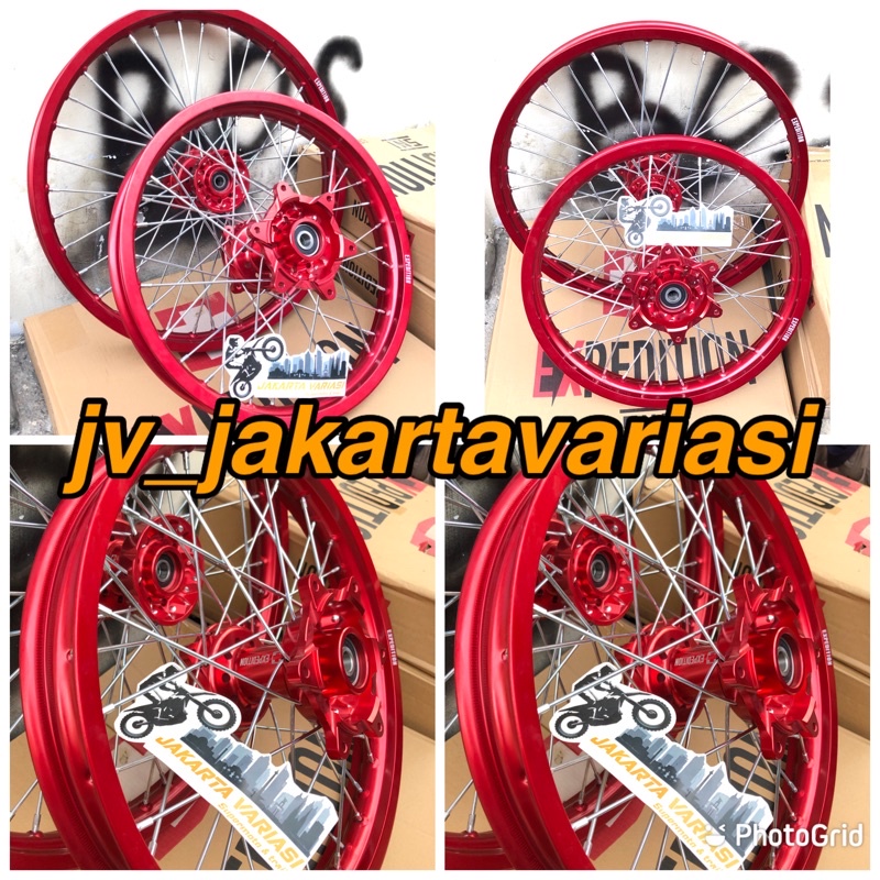 velg crf 150 l Ring 18-21 full expedition full cnc velg expedition tromol cnc expedition jari jari e