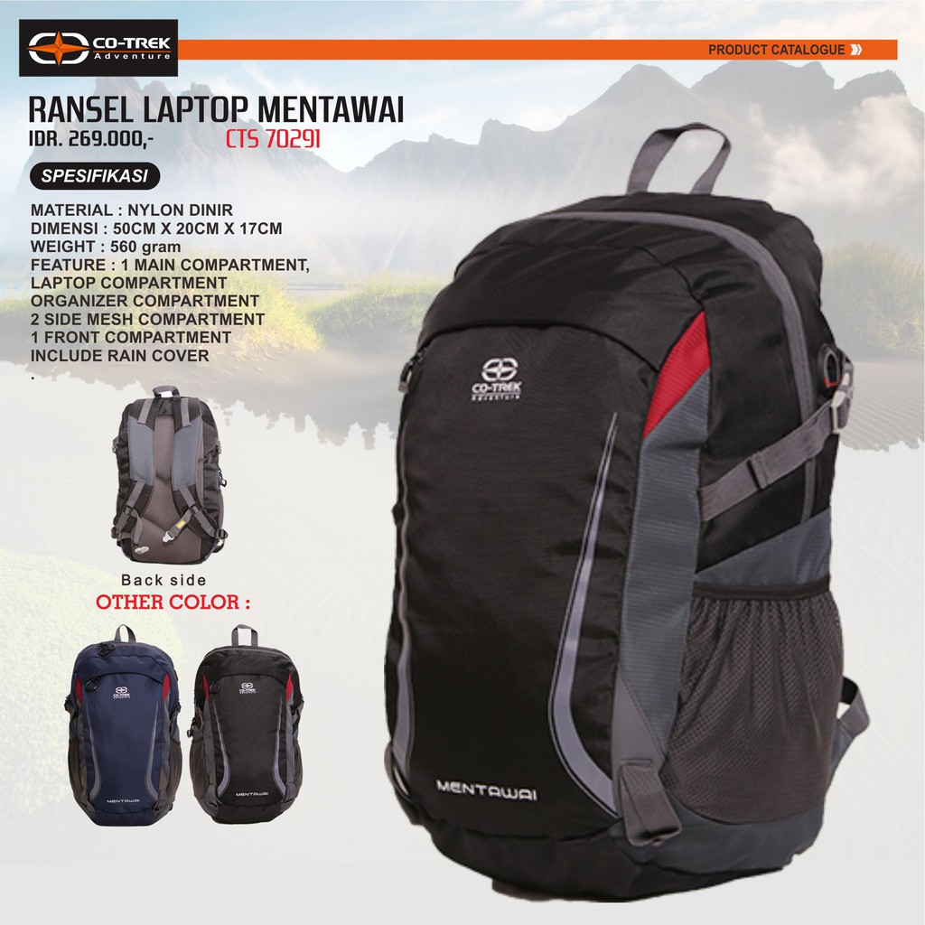 RANSEL MENTAWAI COTREK/ TAS RANSEL COTREK/ TAS PUNGGUNG COTREK
