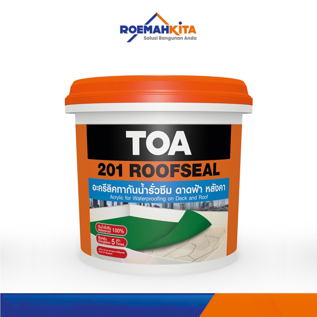 CAT TOA 201 ROOFSEAL 4 Kg | Cat Pelapis | Cat Waterproof