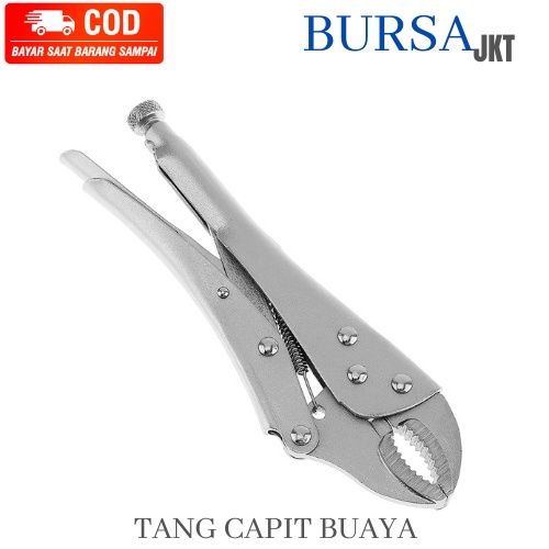 TANG CAPIT BUAYA JEPIT 10 INCH GAGANG BESI Locking Plier Tang
