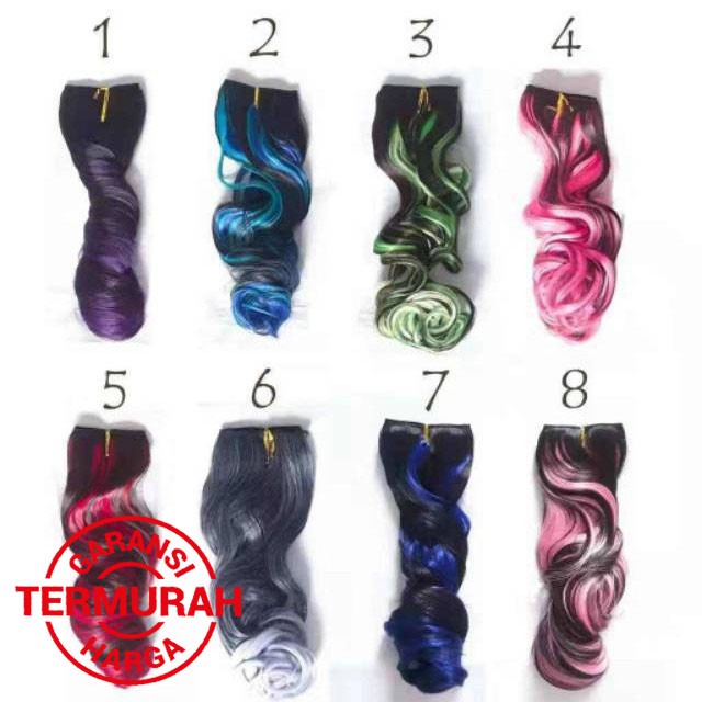 Hairclip / hair clip ombre termurah