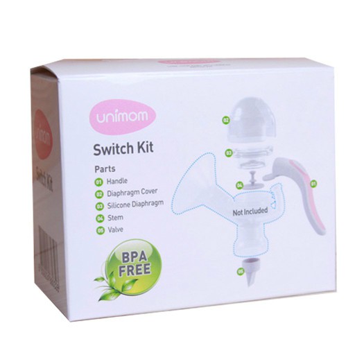 Unimom Switch Kit / Alat Pengalih Pompa Elektrik Ke Pompa Payudara Manual