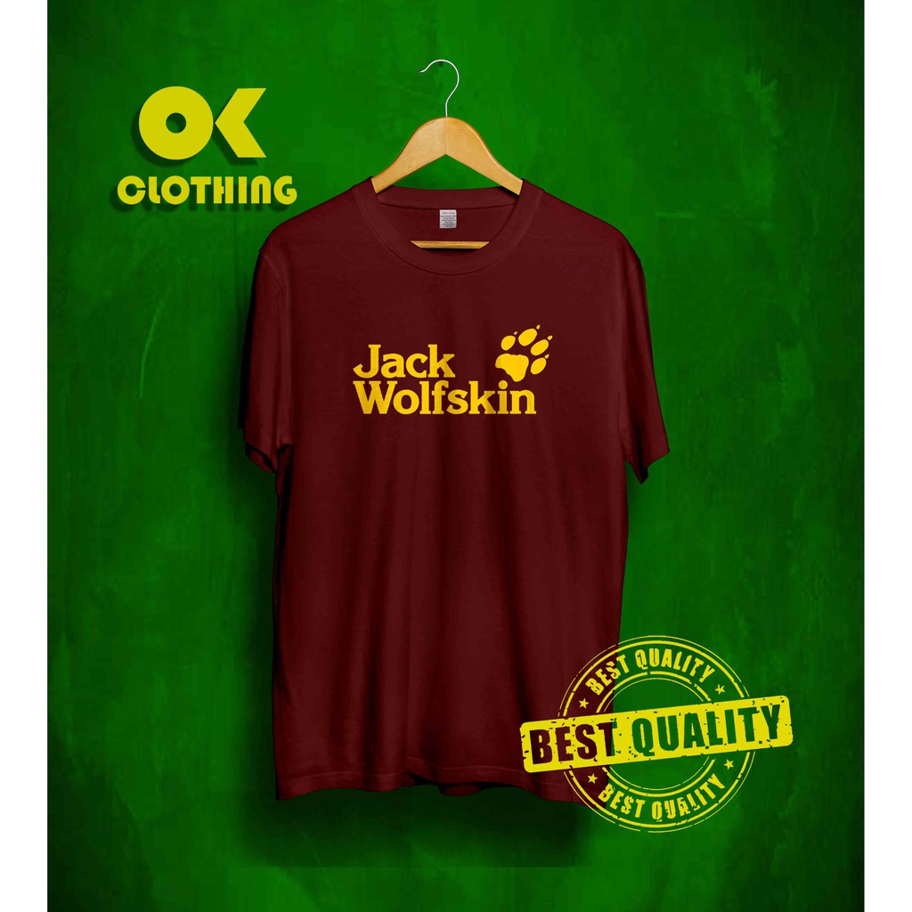 Tshirt jack Wolfkskin keren Kaos Jack wolfskin