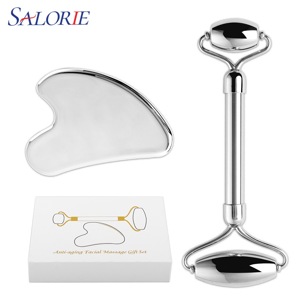 Salorie 304 Plat Stainless Steel Untuk Terapi Pijat Gua Sha