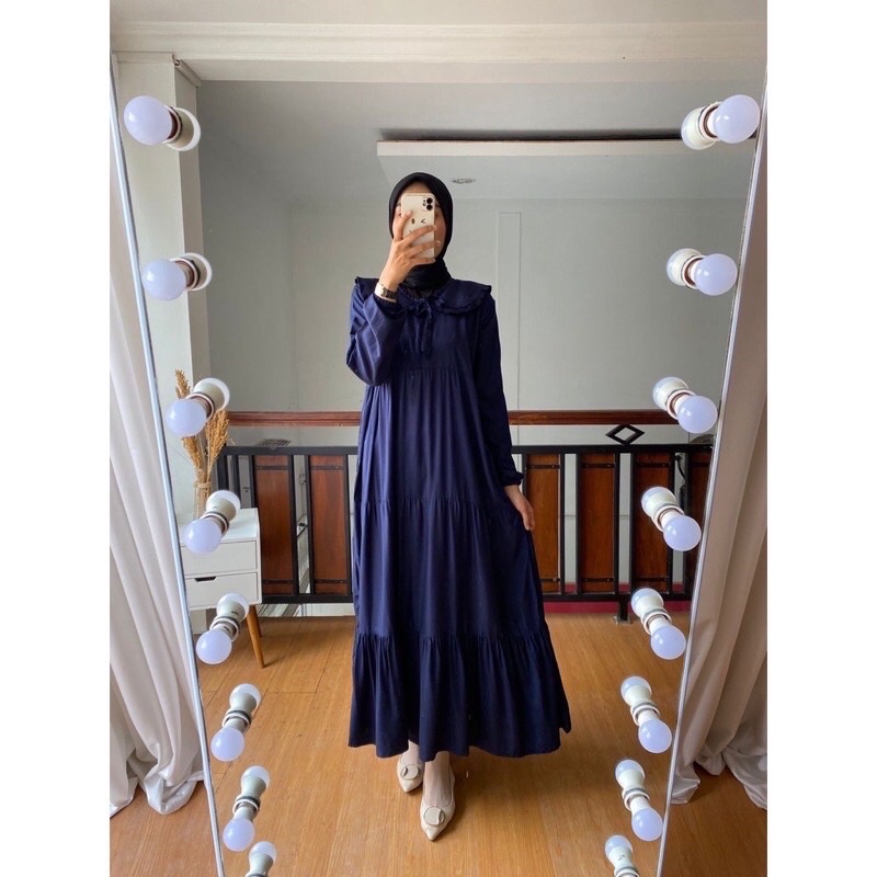 PGMT - TERMURAH FELLOW DRESS GAMIS WANITA RAYON POLOS