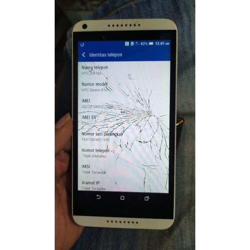 mesin lcd htc d816x desire 816