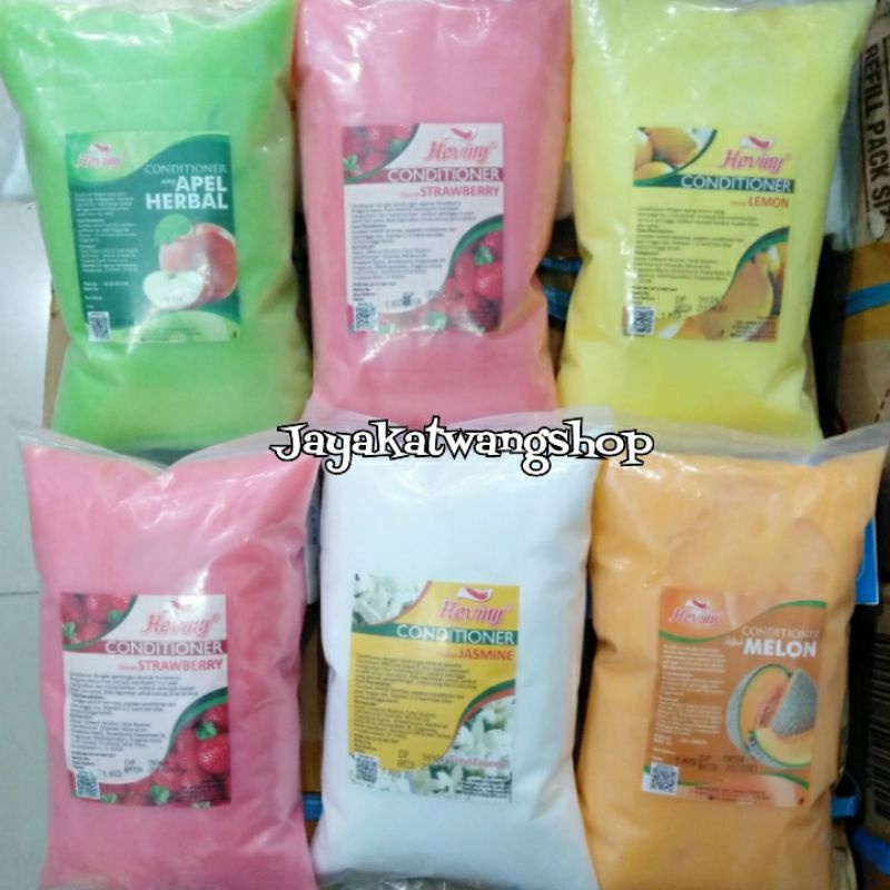 HEVINY CONDITIONER REFILL 1KG Aroma Buah Segar