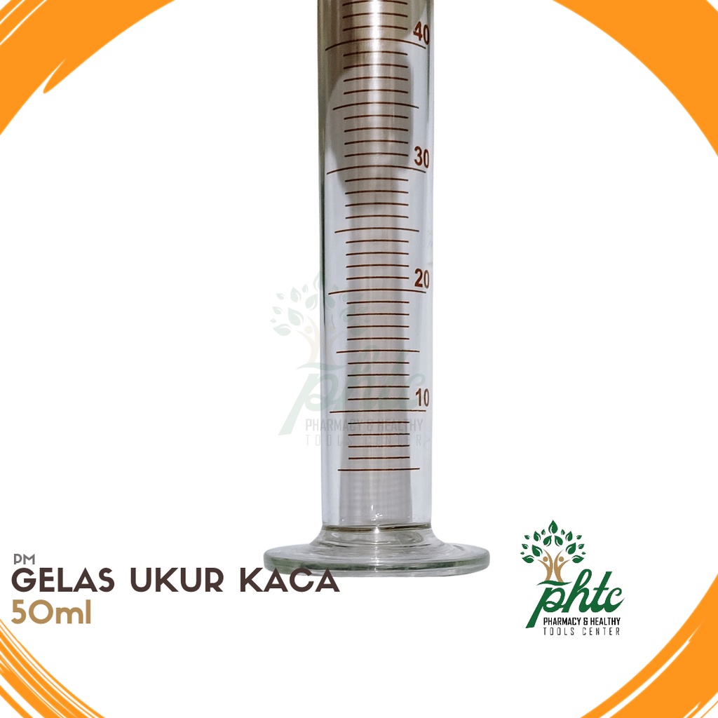 PM Gelas Ukur 50ml l Gelas Ukur Kaca 50 ml