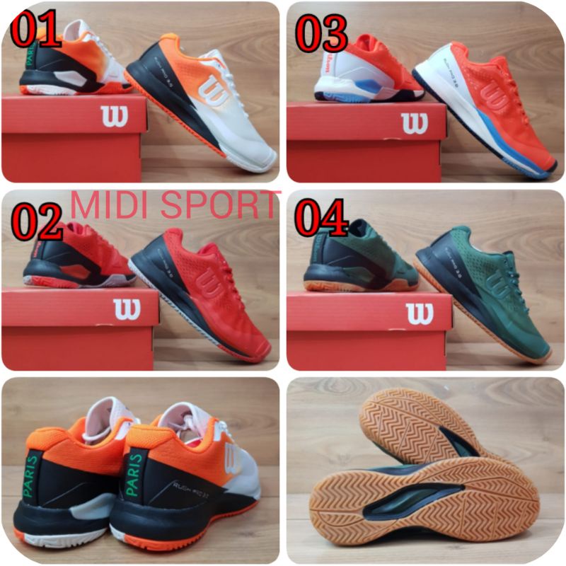 Sepatu Tenis Wilson Rush Pro 3.0 Sepatu Tennis Wilson Original Vietnam