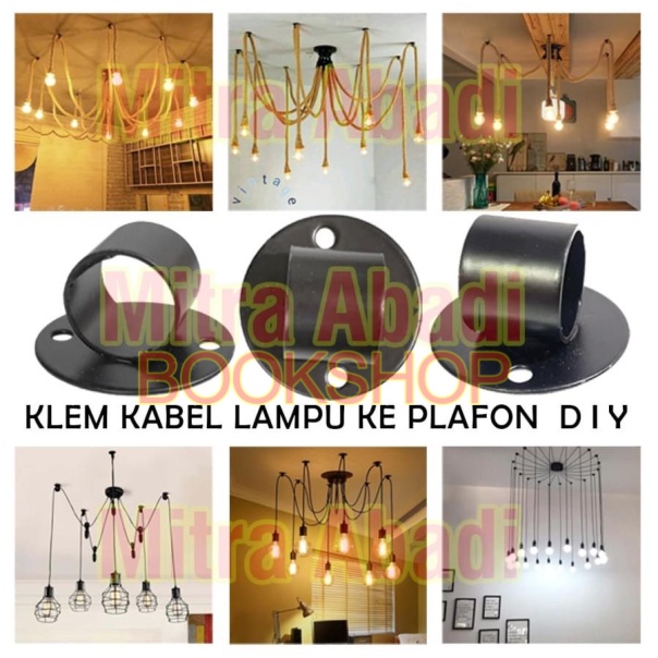 Klem Kabel Lampu Ke Plafon DIY