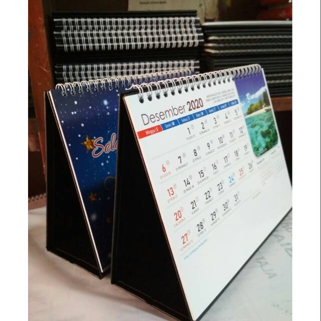 

Kalender meja standar Linen motif pemandangan Alam th 2020