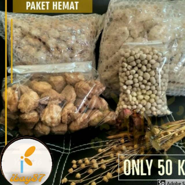

Paket mix 50 ribu toping baso Aci paling lengkap dan hemat