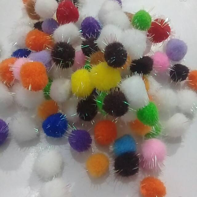 

Bahan Craft Pom - pom Kumis