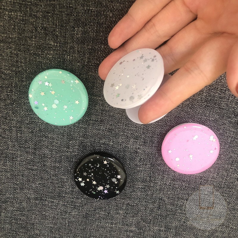 Bracket Finger Holder 3D Popsocket Luxury Liquids Glitter Bling Phone Holder Pop Socket for Phone Stand