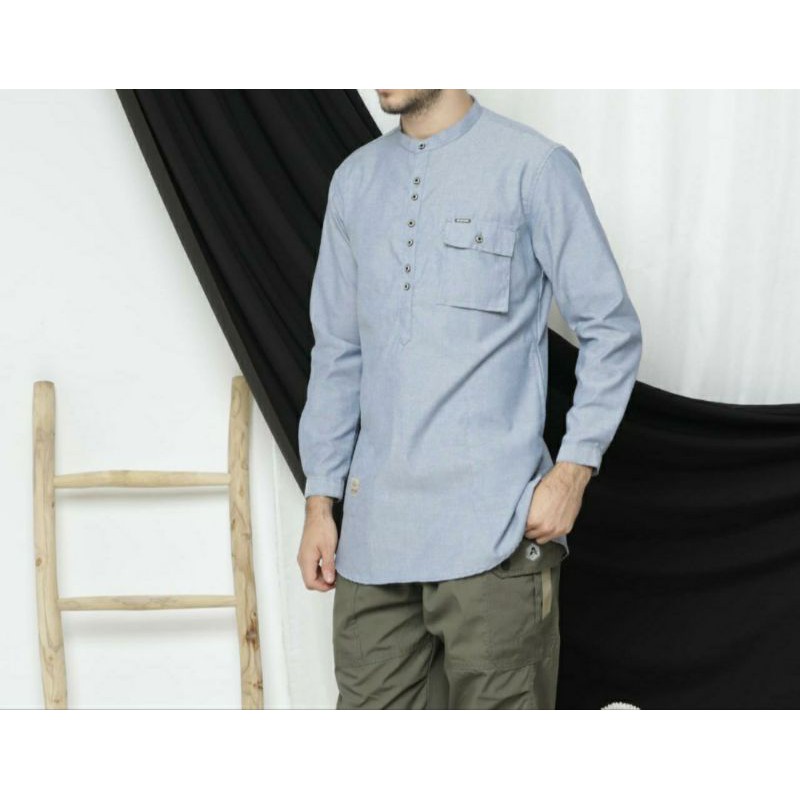 Kurta Slim Lengan Panjang Assyauqie