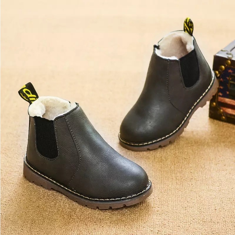 Waterproof Winter Martin Boots for Kids Ankle Boots Anti Air Anak