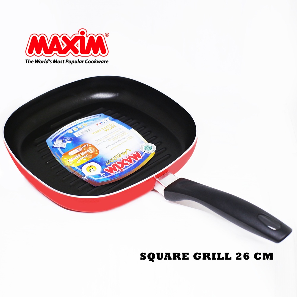 Wajan Maxim Valentino Square Grill 26 cm