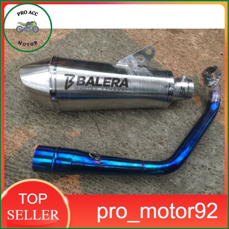 knalpot racing AEROX 155 VVA balera short grass