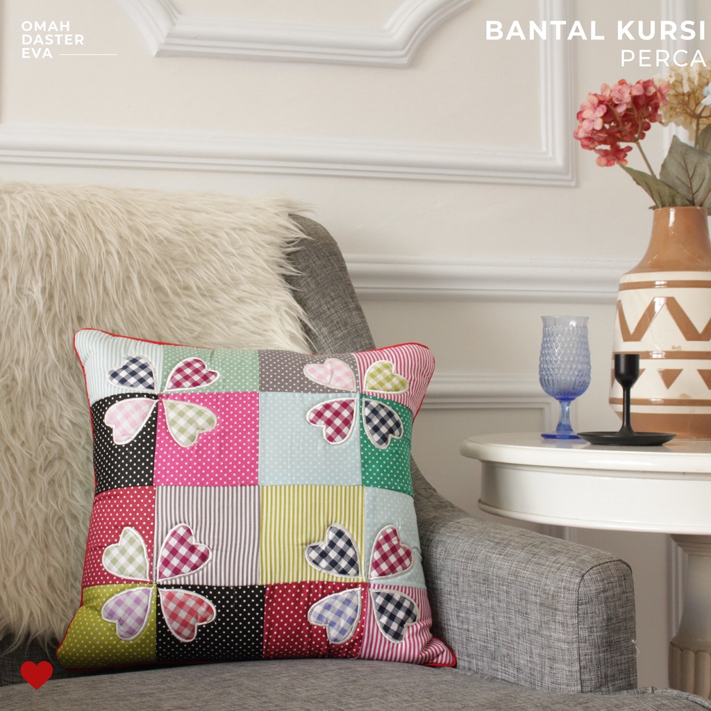 Set Sarung Bantal Sofa Bordir Original Omah Daster Eva