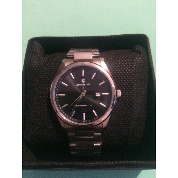 Jam Tangan Charlie Jill Black Dial