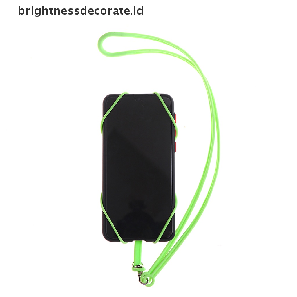 (birth) Tali Lanyard Leher Holder Handphone Universal 4.5-6 &quot;Bahan Silikon