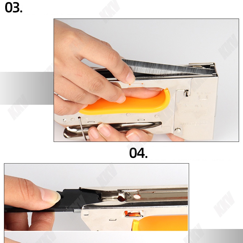 Stapler Tembak Cekrekan Pengokot Hekter Gun Tacker Guntacker Staples Sofa, Staples Jok Stepler Motor, Kursi, dll