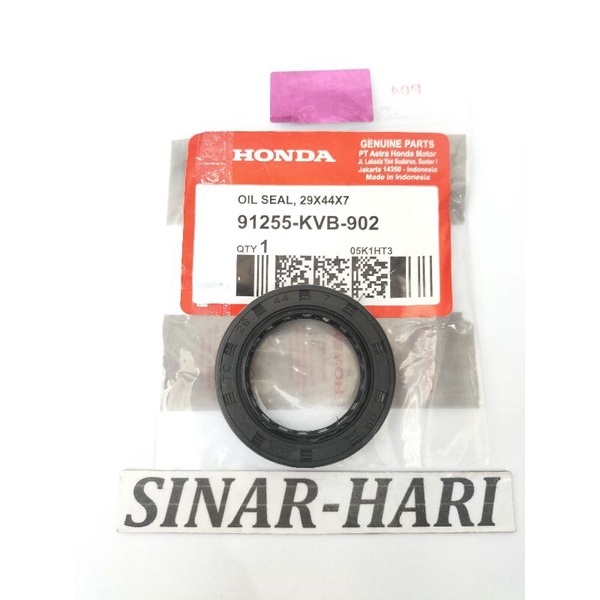 OIL SEAL KVB HONDA ORIGINAL ASLI,SIL RODA BELAKANG VARIO, BEAT, SCOOPY,GENIO DELUXE UKURAN 29×44×7