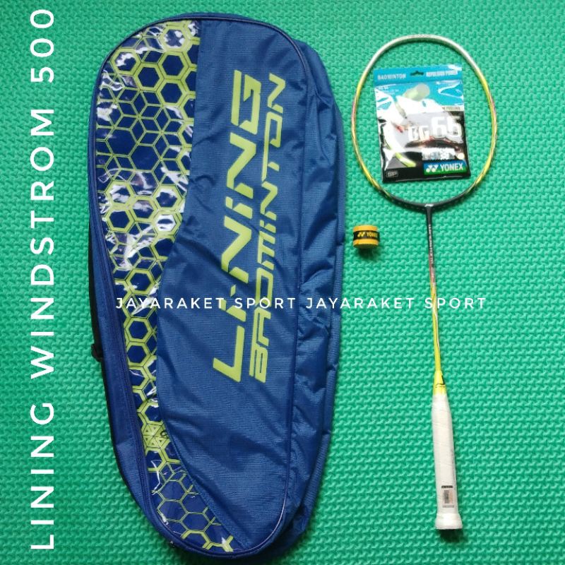 Raket Badminton Lining Windstom 500 Raket Badminton Raket Bulutangkis Reket Badminton Reket Bulu Tan