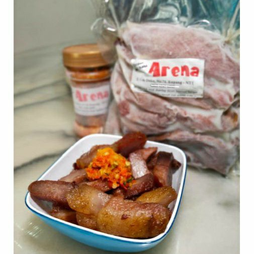 

ARENA Sei Babi asap khas NTT / Ribs Iga Babi / Sambal Luat