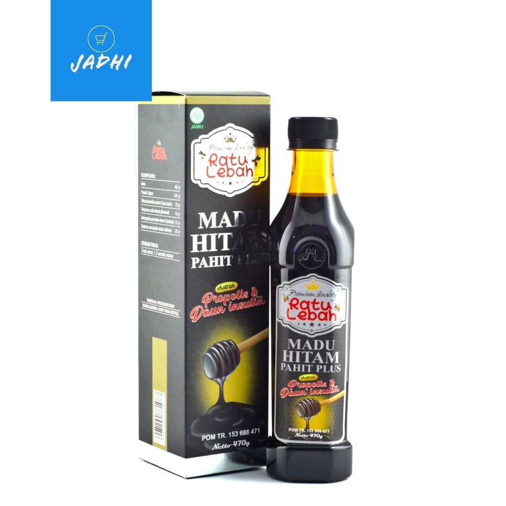 

Ratu Lebah Madu Hitam Pahit 470gr