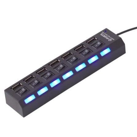 USB HUB 7PORT - SAKLAR ON / OFF Murah