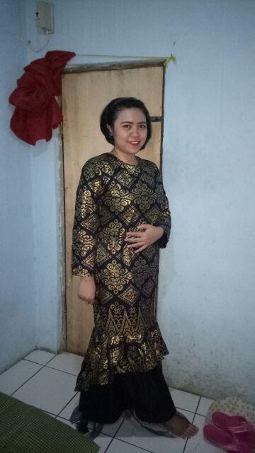 Batik Couple Maxi Dress Pinilih Mermaid