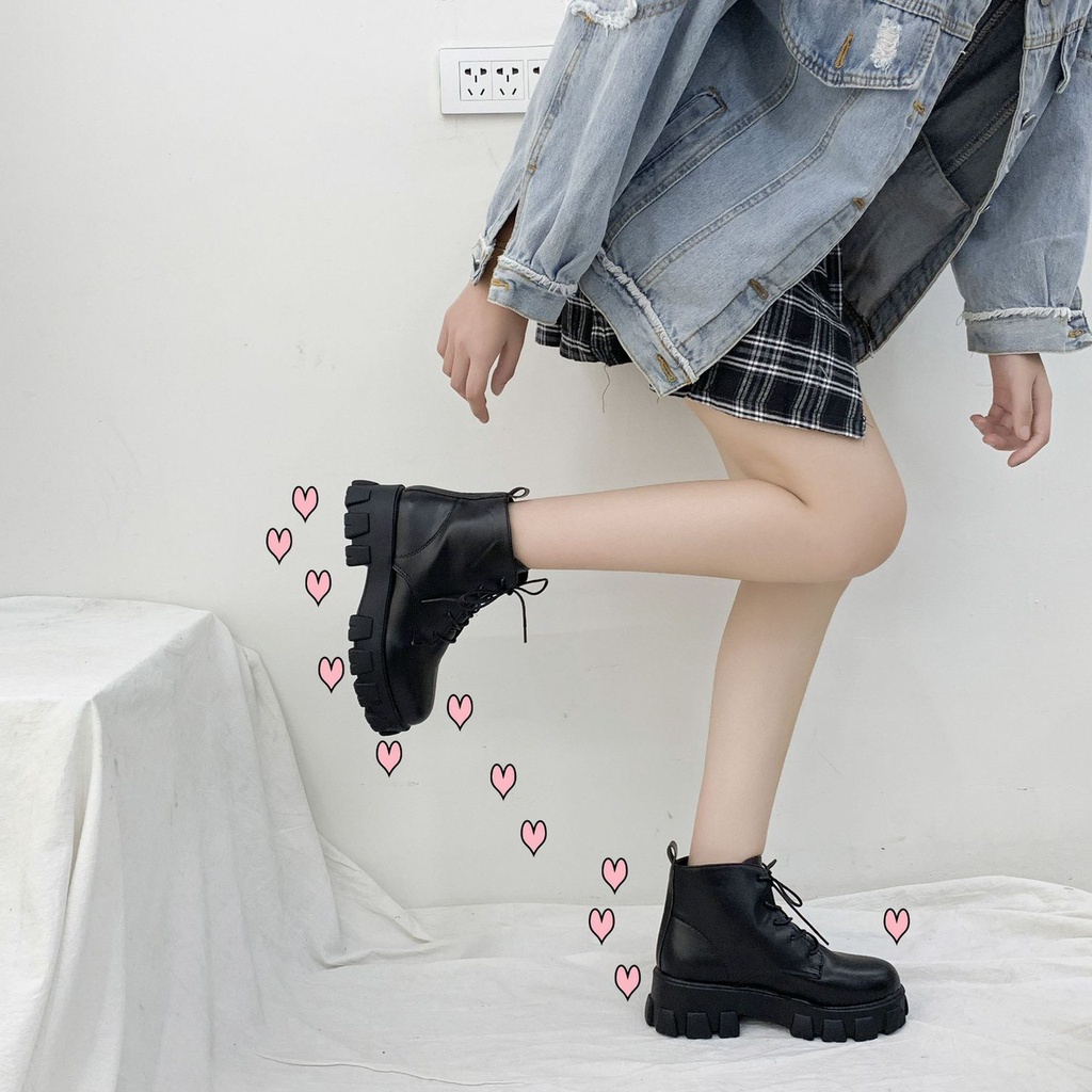 ✅PINKEY P016 Sepatu Boots Wanita Import Premium Quality ( FREE BOX SEPATU )