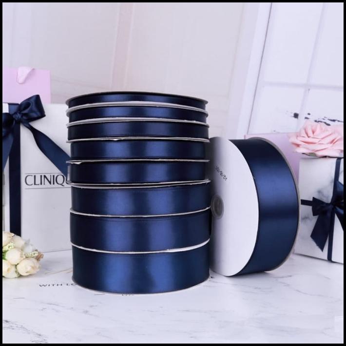 

Pita Elegan Donker Design Packaging Wrap Kado Ribbon Biru