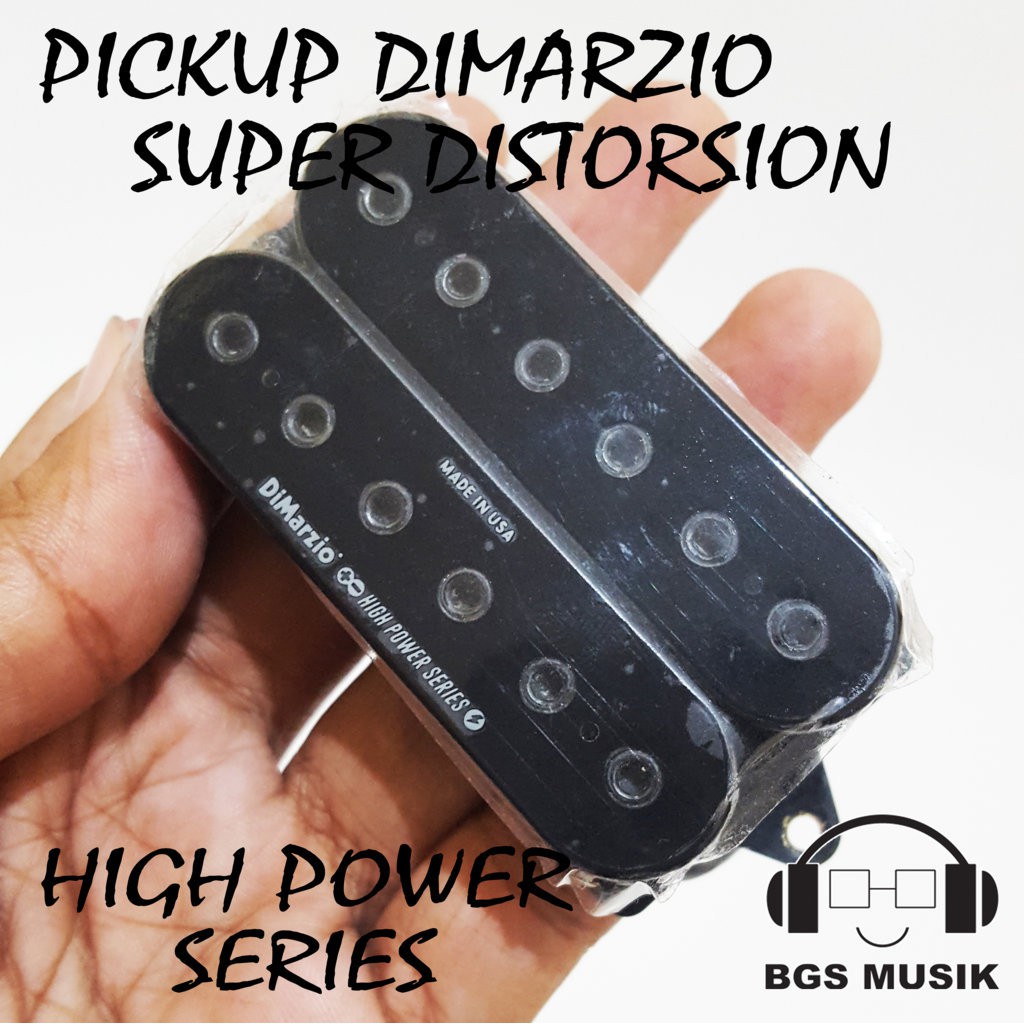 Pickup Dimarzio Super Distorsion High Power Series Original USA - Not Pickup Seymour Duncan EMG Quan