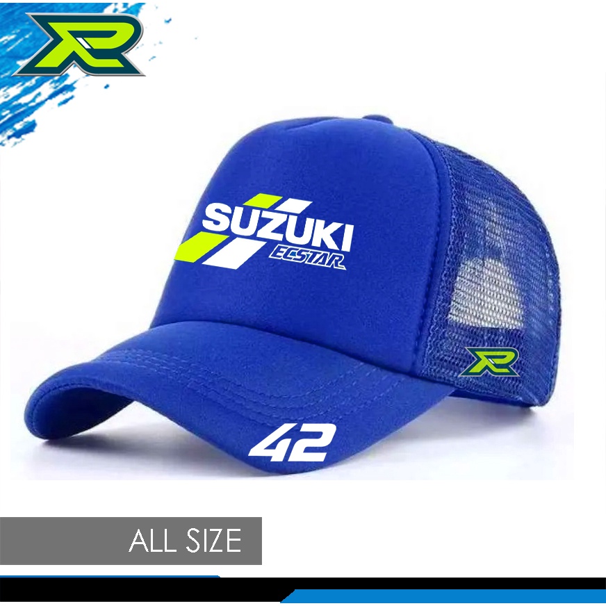 Topi Trucker Snapback Suzuki Escar Motogp Team Rins42