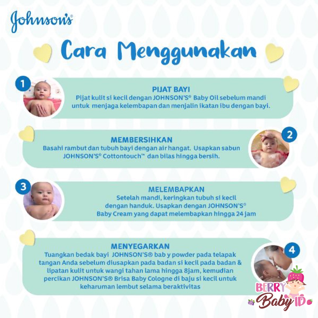 Johnson's Premium Baby Gift Set Hadiah Kado Perlengkapan Bayi Johnsons Berry Mart