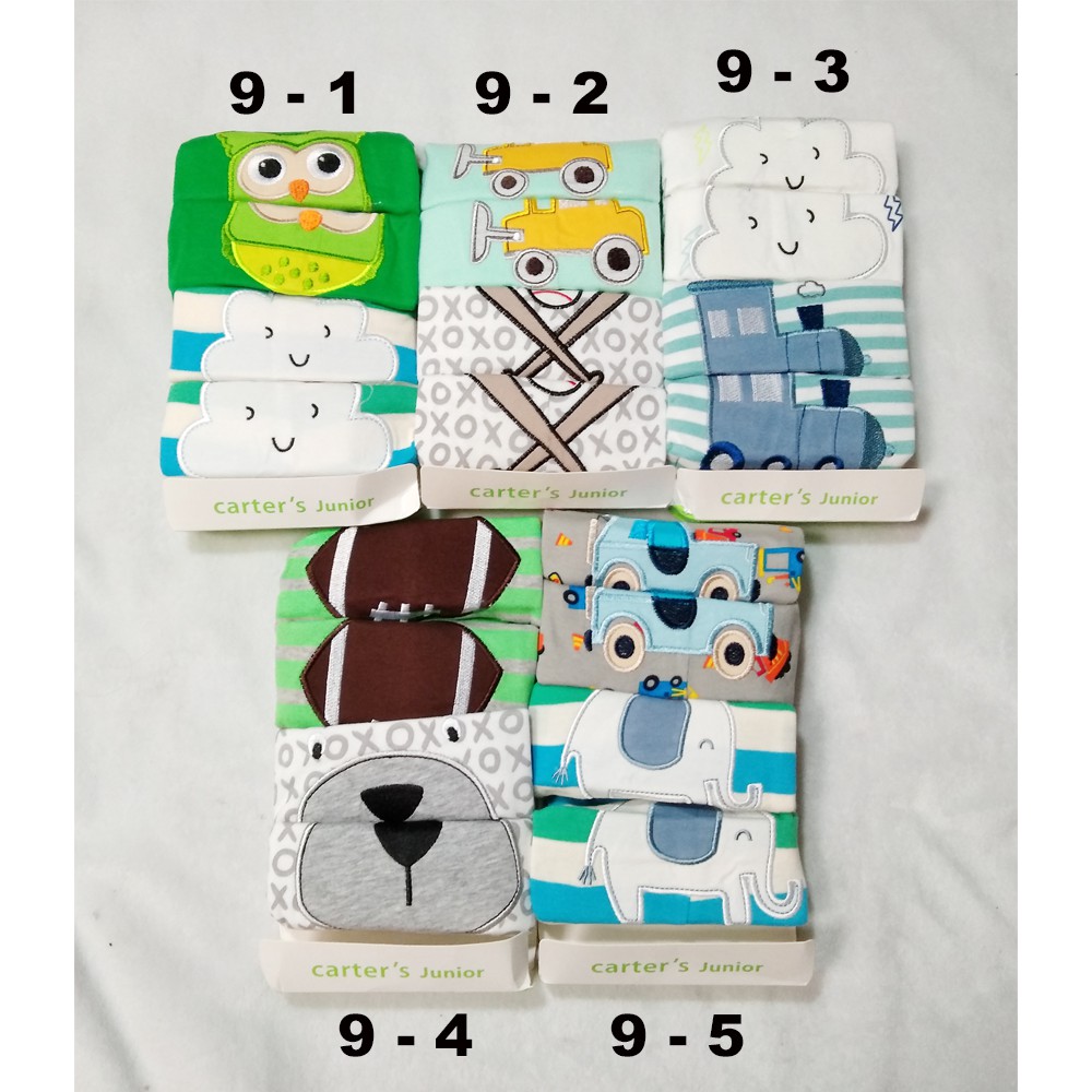 Sz 6-12 M 1 set Piyama Bayi Cater Pajama Boy setelan cowo baby caters laki